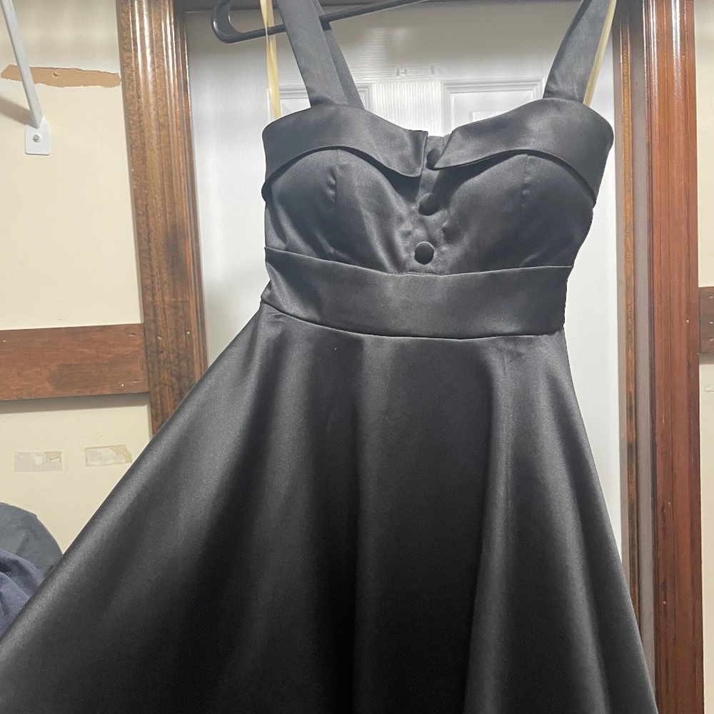LBD tuxedo style short mini